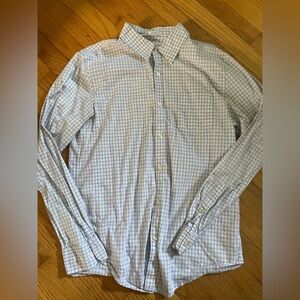 Lucky Brand Blue/White Checkered Men's Shirt- Size Medium